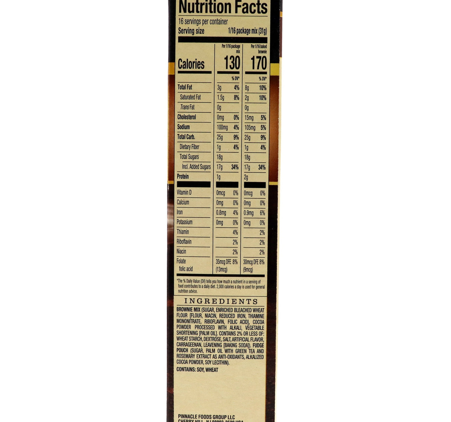 Duncan Hines Decadent Double Fudge Brownie Mix 498 g