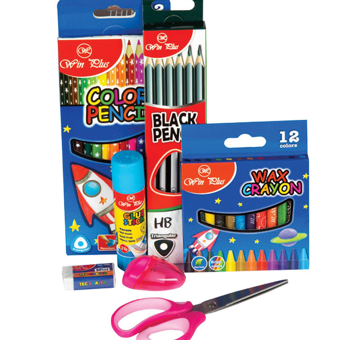 Win Plus School Kit EK-293781 40 Piece