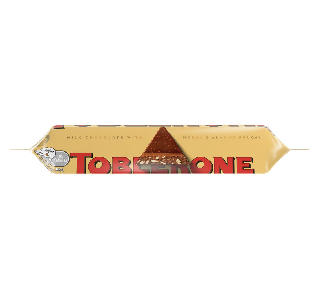 Toblerone Swiss Milk Chocolate Bar with Honey and Almond Nougat 24 x 35g
