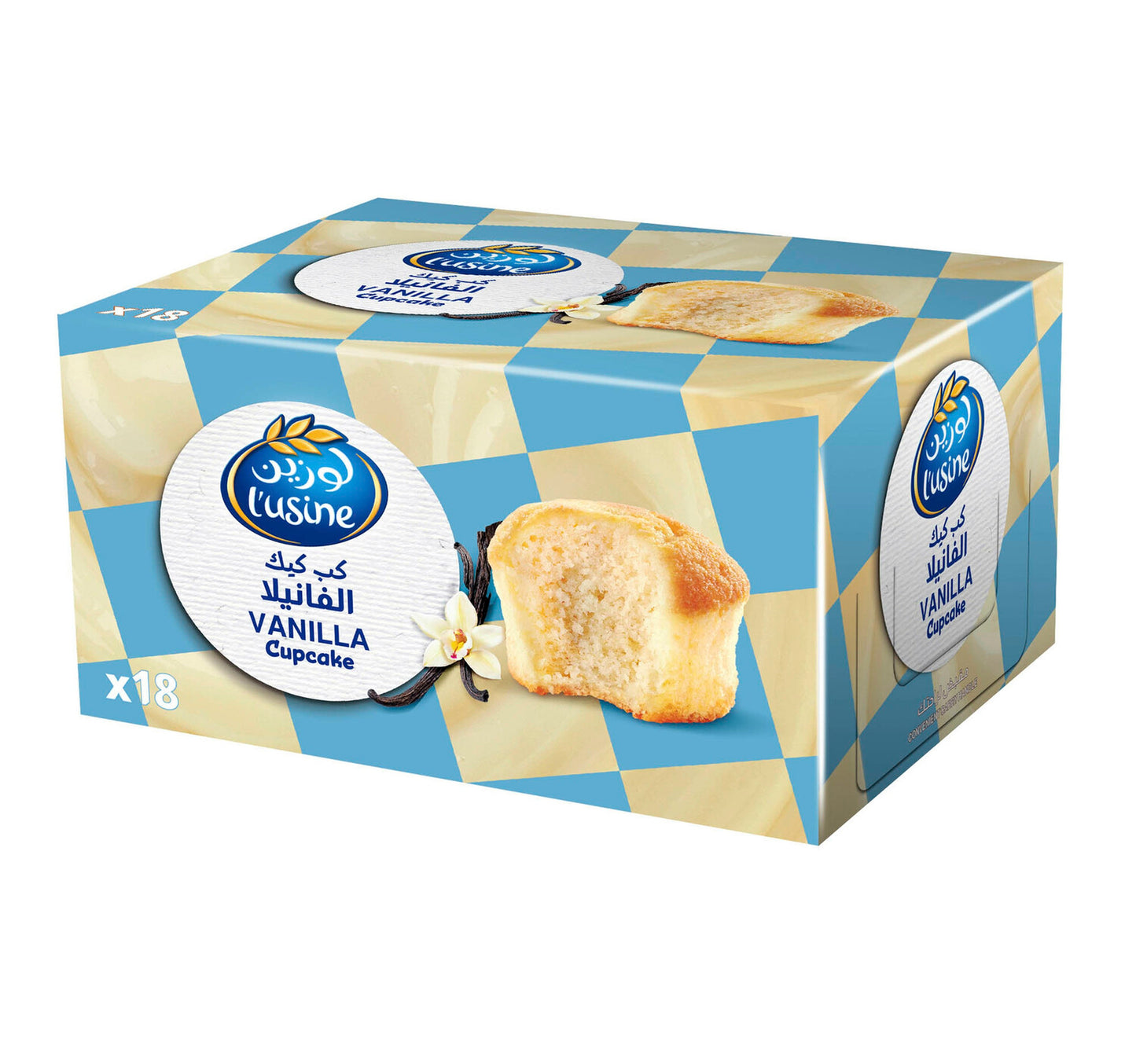 Lusine Vanilla Cupcake 18 x 30 g