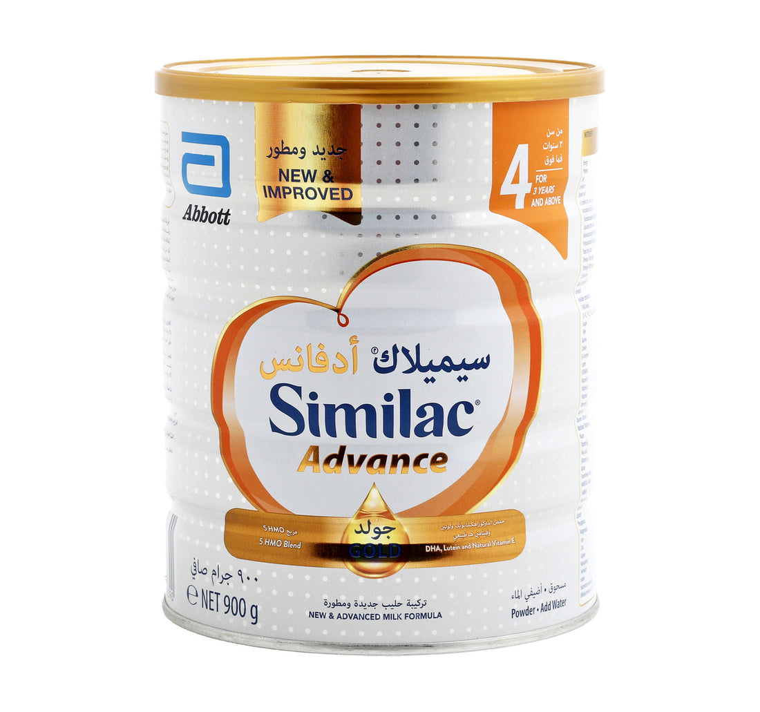 Similac Advance Gold Stage 4 New & Advanced Milk Formula For 3 Years and Above 900 g