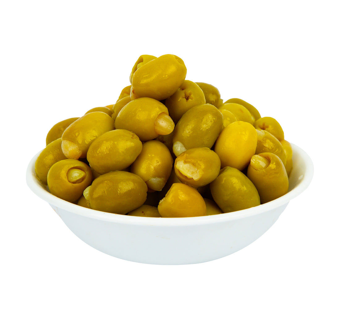 Turkish Green Olives/Garlic 300 g
