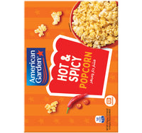 American Garden Gluten Free Microwave Hot & Spicy Popcorn 273 g