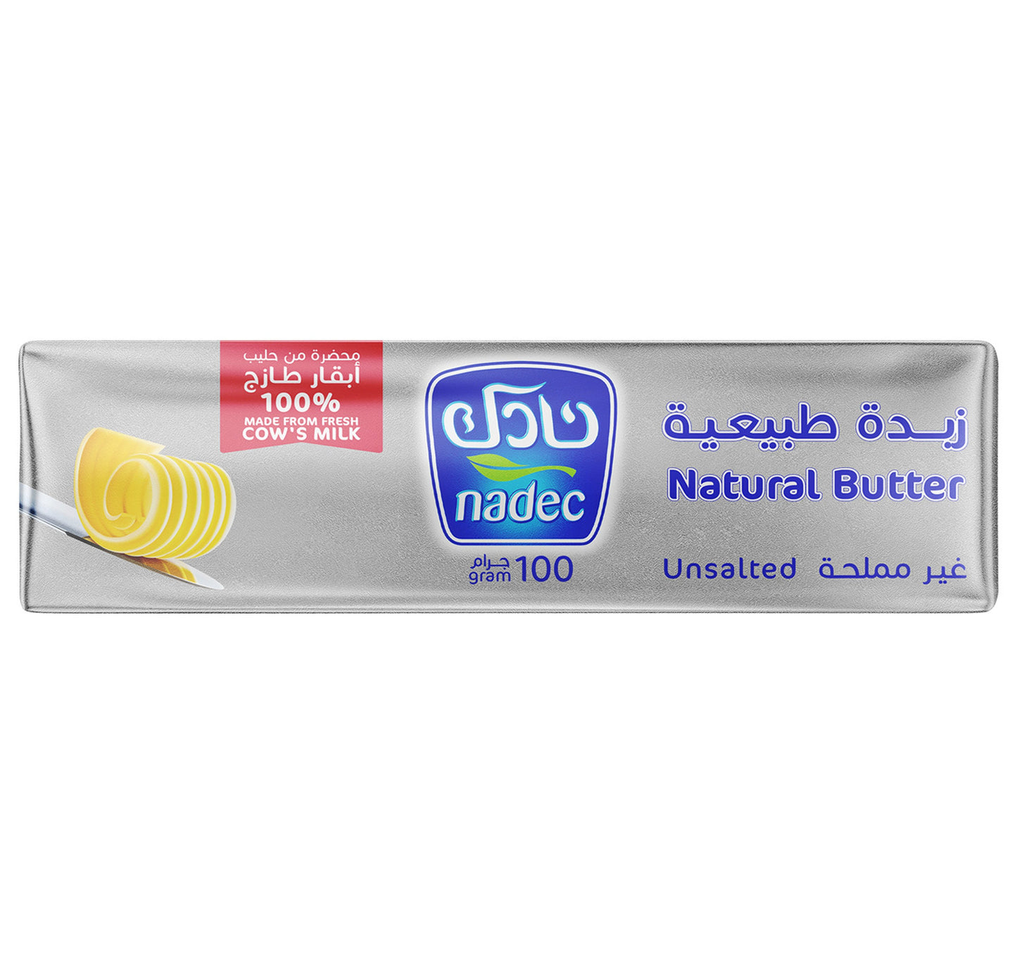 Nadec Butter Natural Butter Unsalted 100 g
