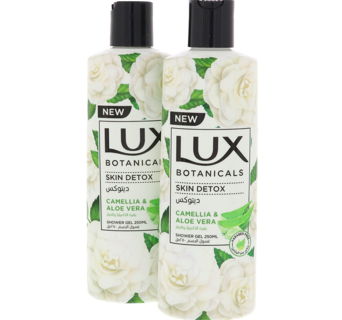 Lux Botanicals Skin Detox Body Wash Camellia And Aloe Vera 2 x 250 ml