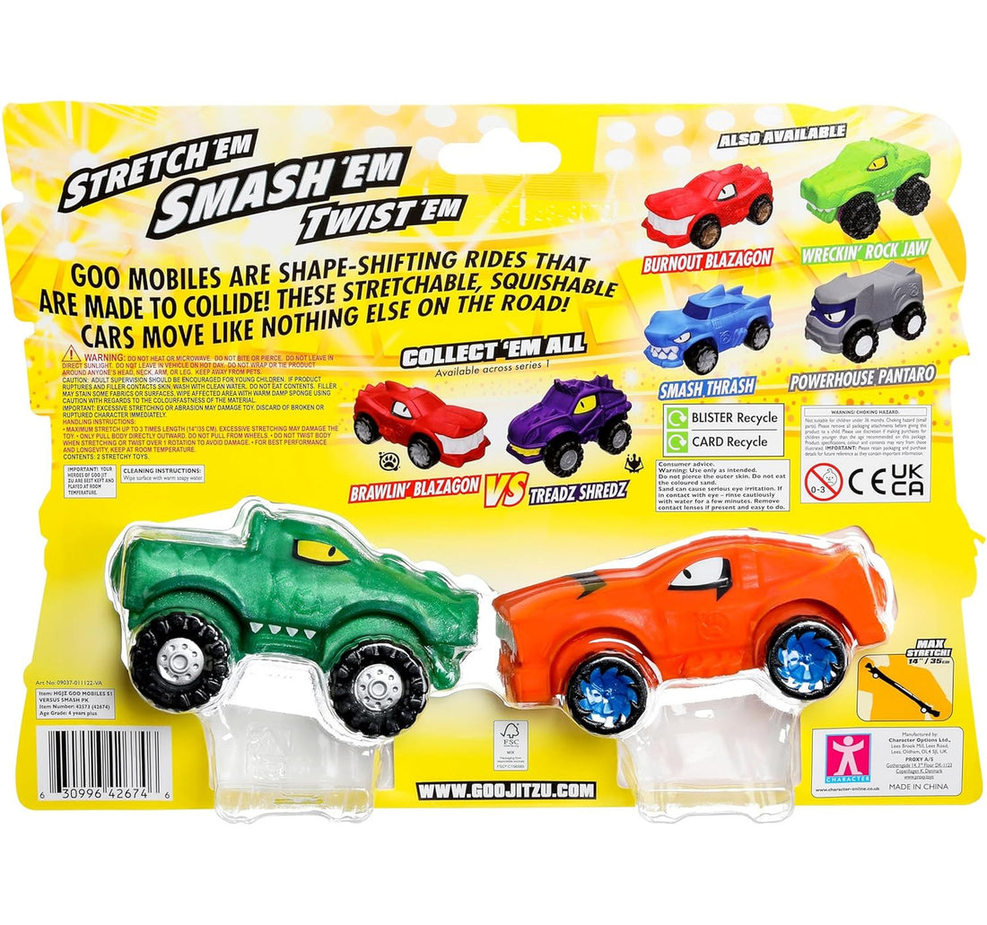 Goo Jit Zu Tygor Vs Rock Jaw Toy, 42674