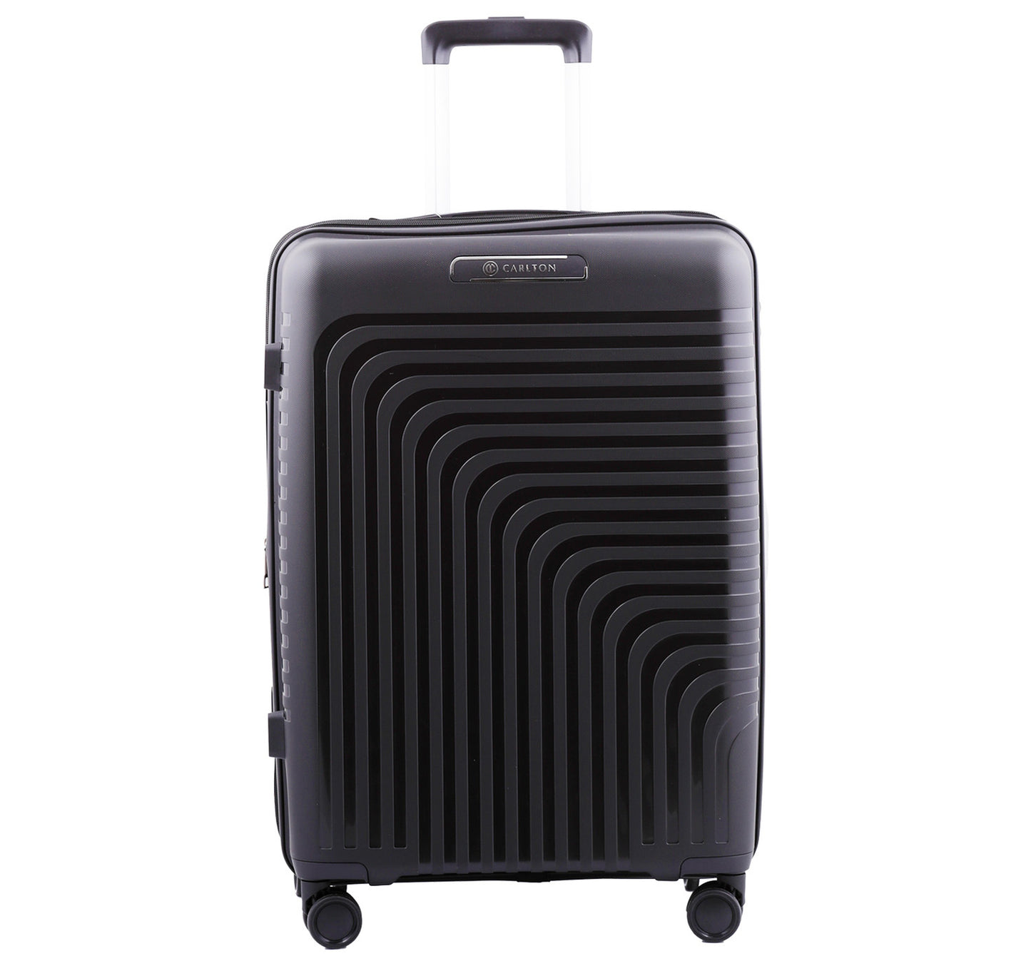 Carlton Wego 4 Double Wheel Hard Trolley, 75 cm, Black