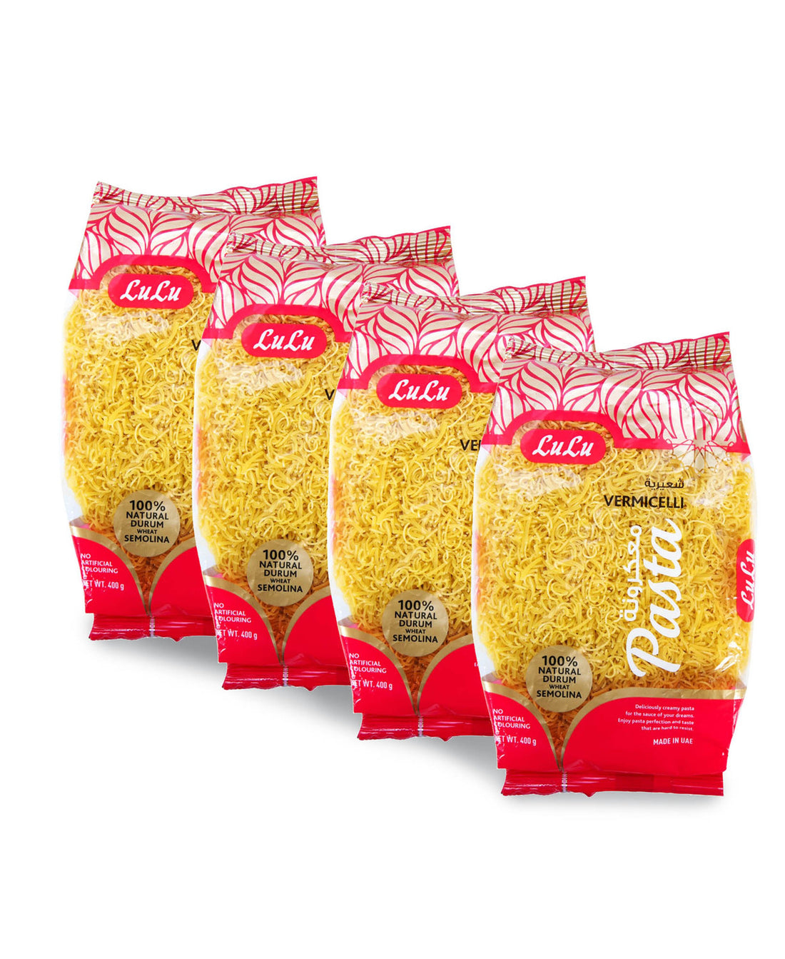 LuLu Pasta Vermicelli 4 x 400 g