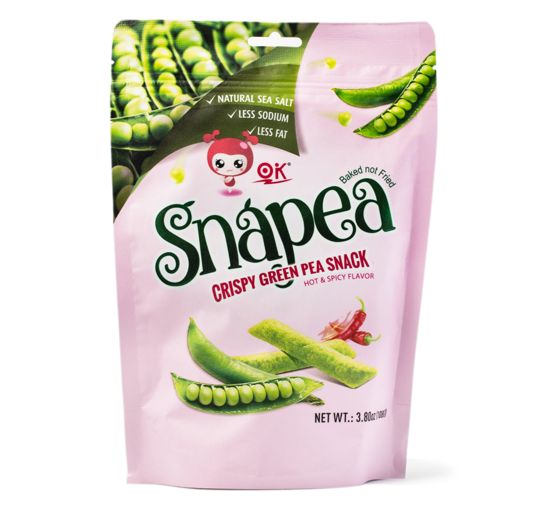 Snapea Baked Hot & Spicy Flavor Crispy Green Pea Snack 108 g