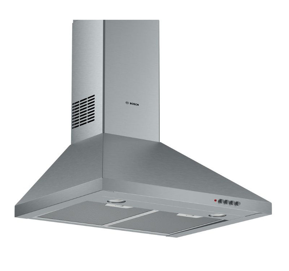 Bosch Series 2 Wall Mounted Cooker Hood, 60x60cm, Stainless Steel, DWP64CC50M