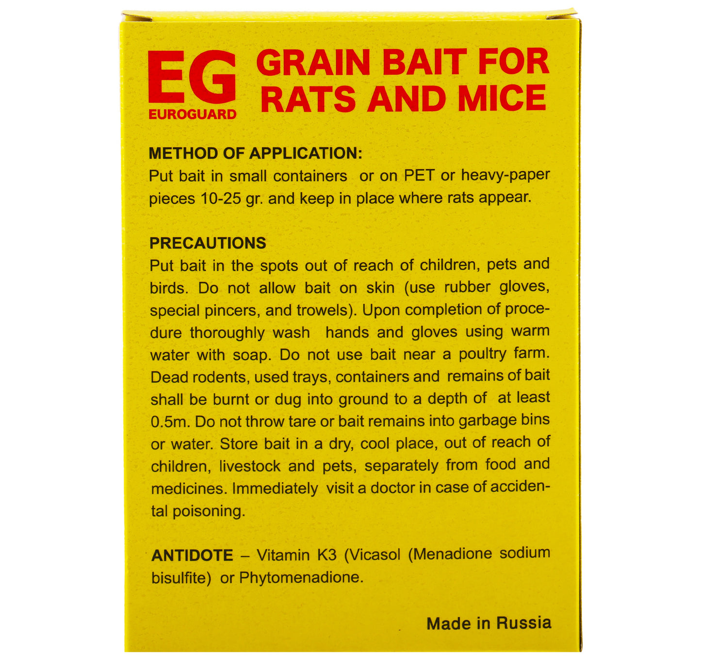 Euroguard Rats Killer 100 g