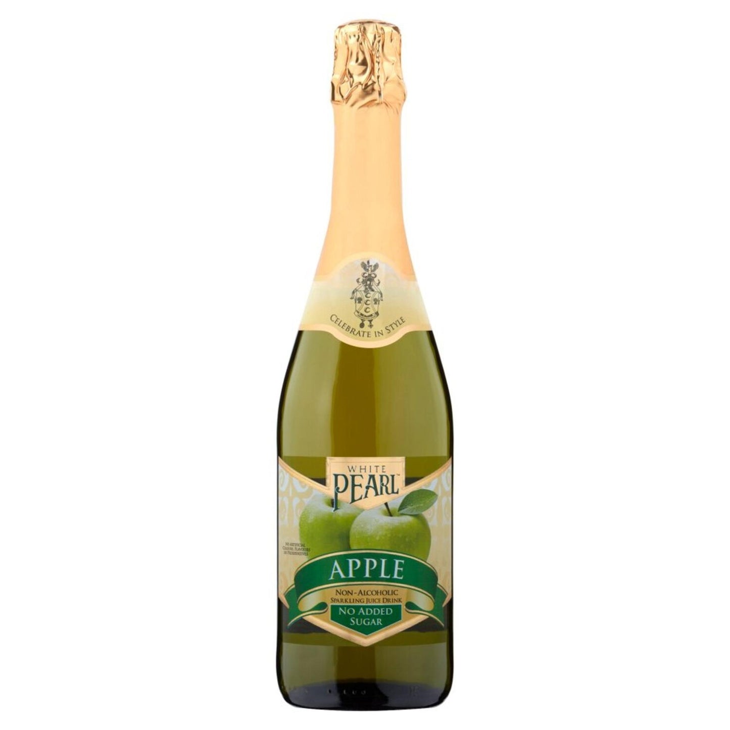 White Pearl White Grape Non-Alcoholic Sparkling Juice Drink 750 ml