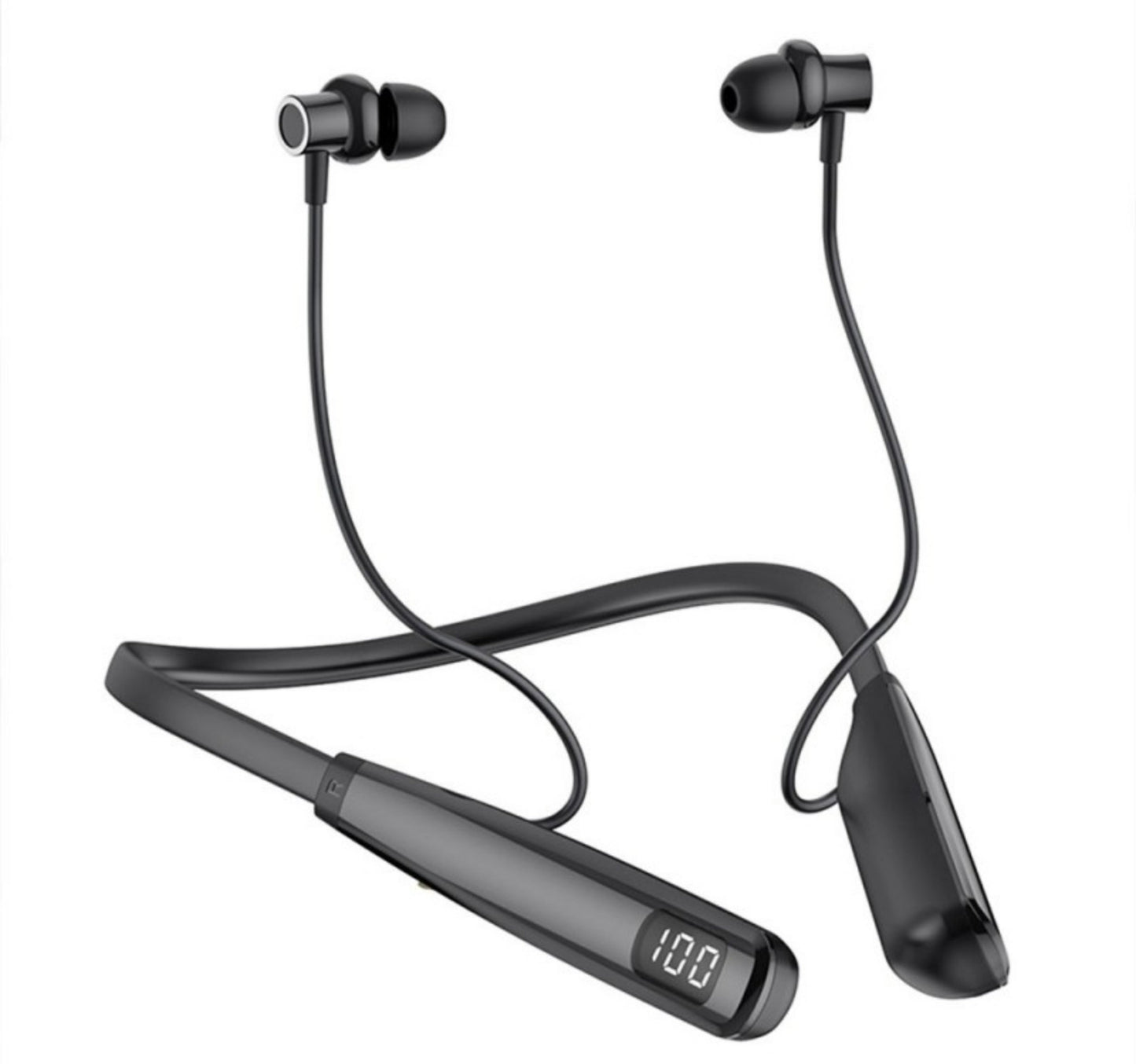 Trands Bluetooth Wireless Neckband, Black, TRBT911
