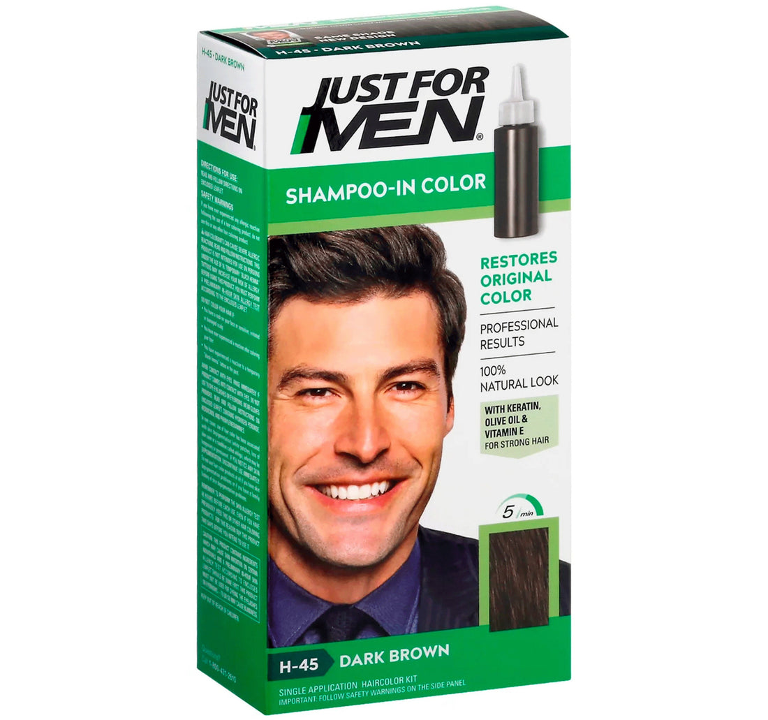 Just For Men Shampoo-In Hair Color H-45 Dark Brown 1 pkt