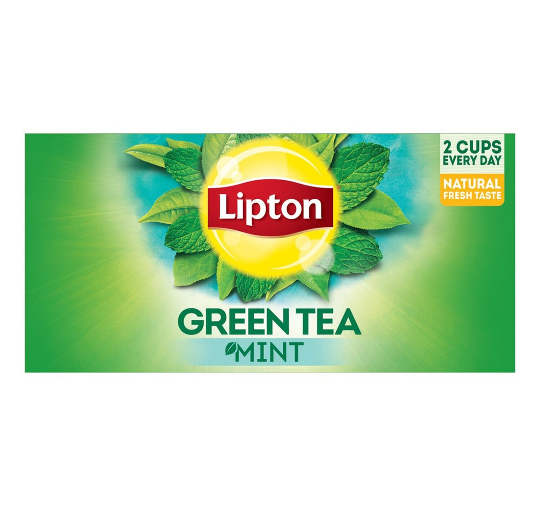 Lipton Green Tea With Mint Value Pack 25 Teabags