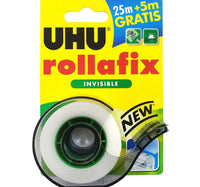 UHU Rollafix Stationery Adhesive Tape And Cutter, 36395