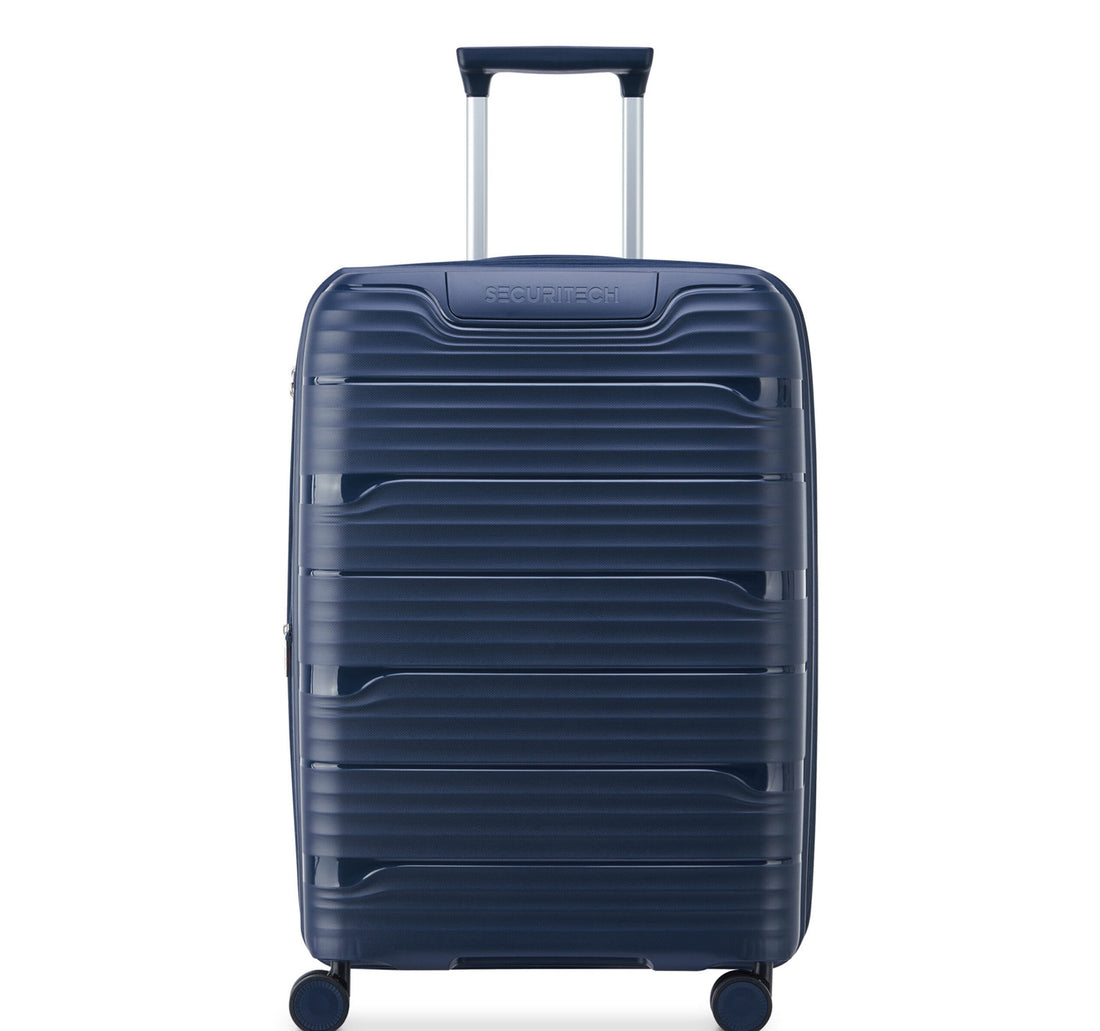 Delsey Securitech Dune 4 Double Wheels Hard Trolley, 82 cm, Navy