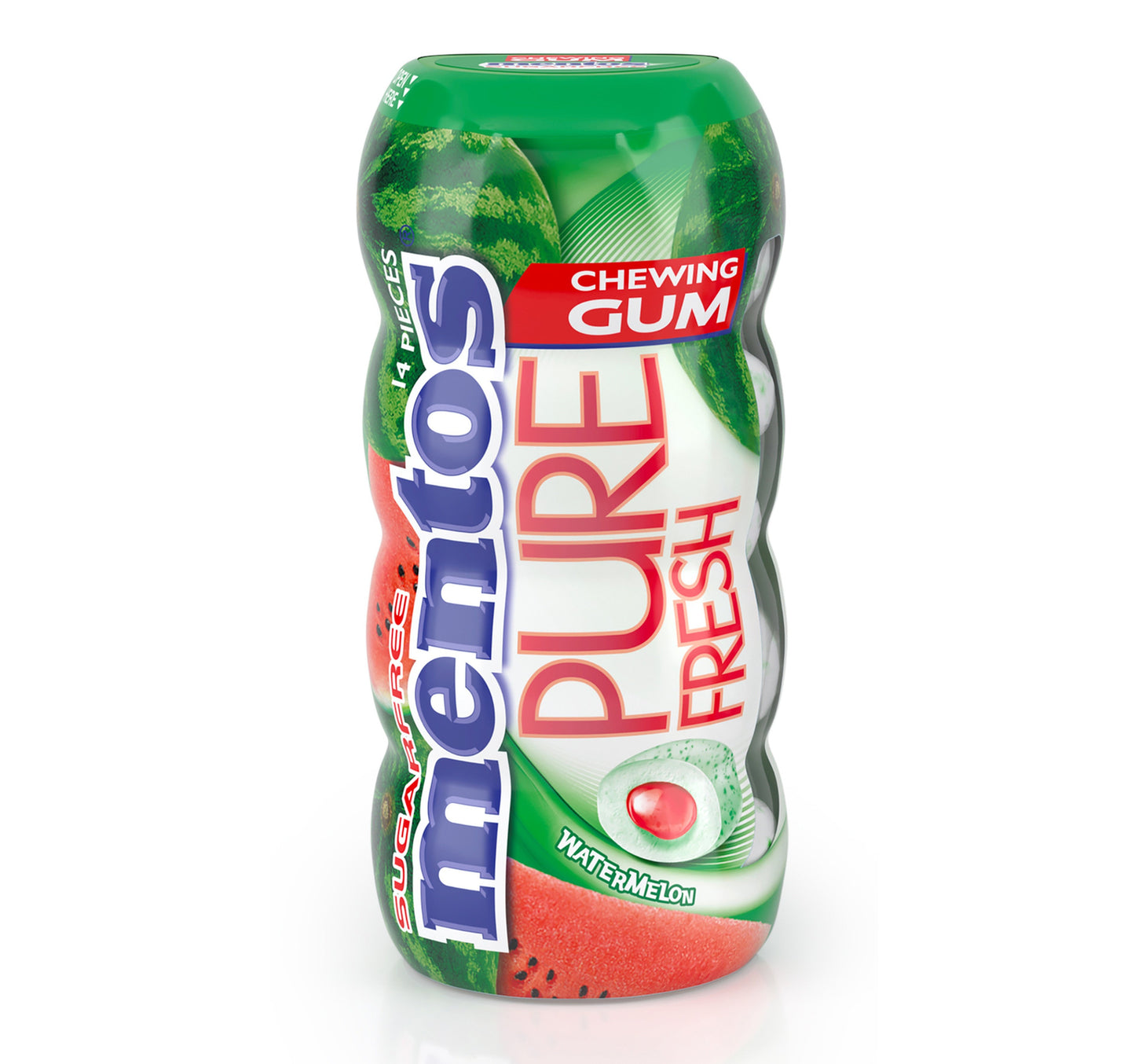Mentos Pure Fresh Sugar Free Watermelon Flavour Chewing Gum 24 g