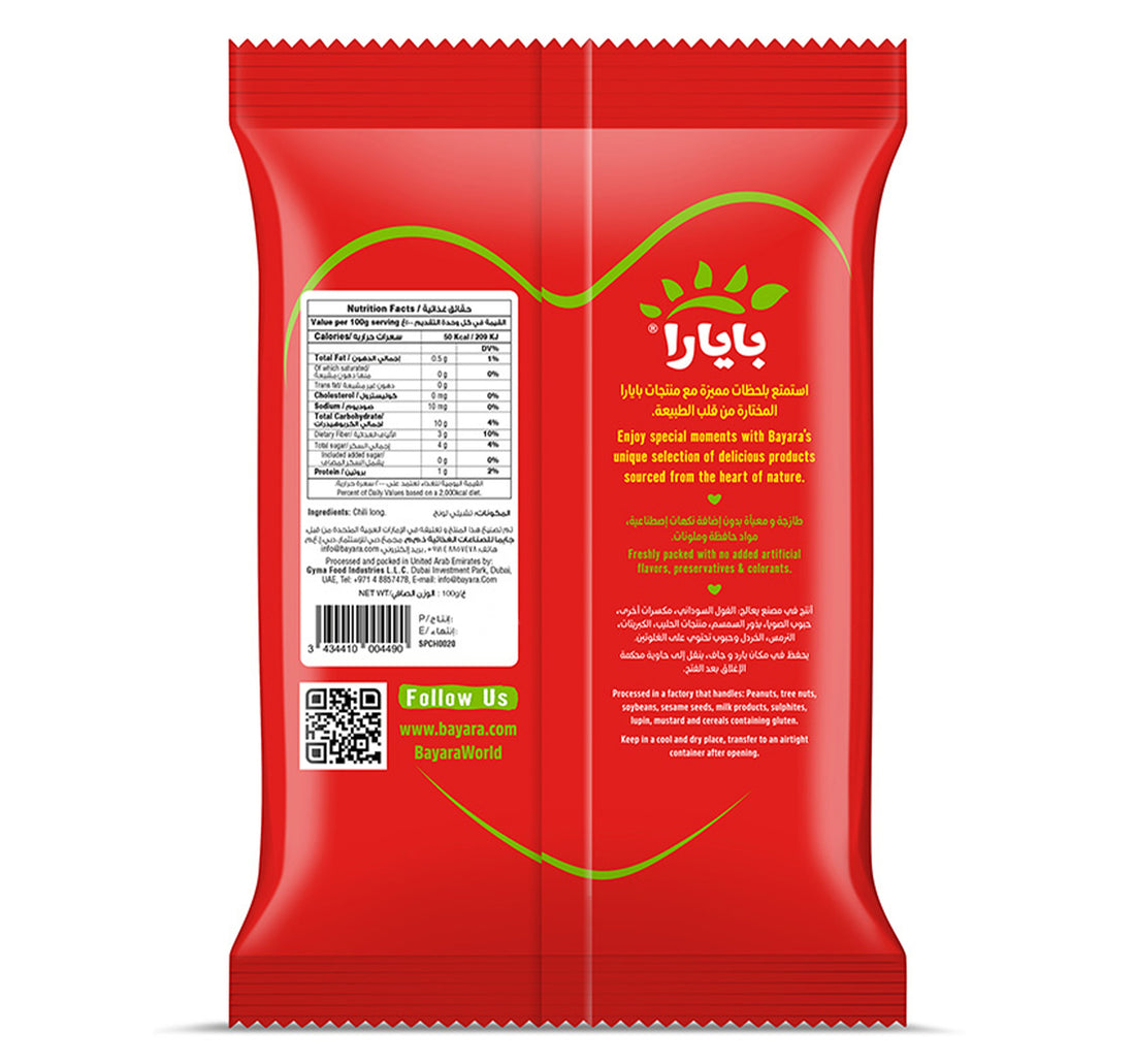 Bayara Chilli Long 100 g