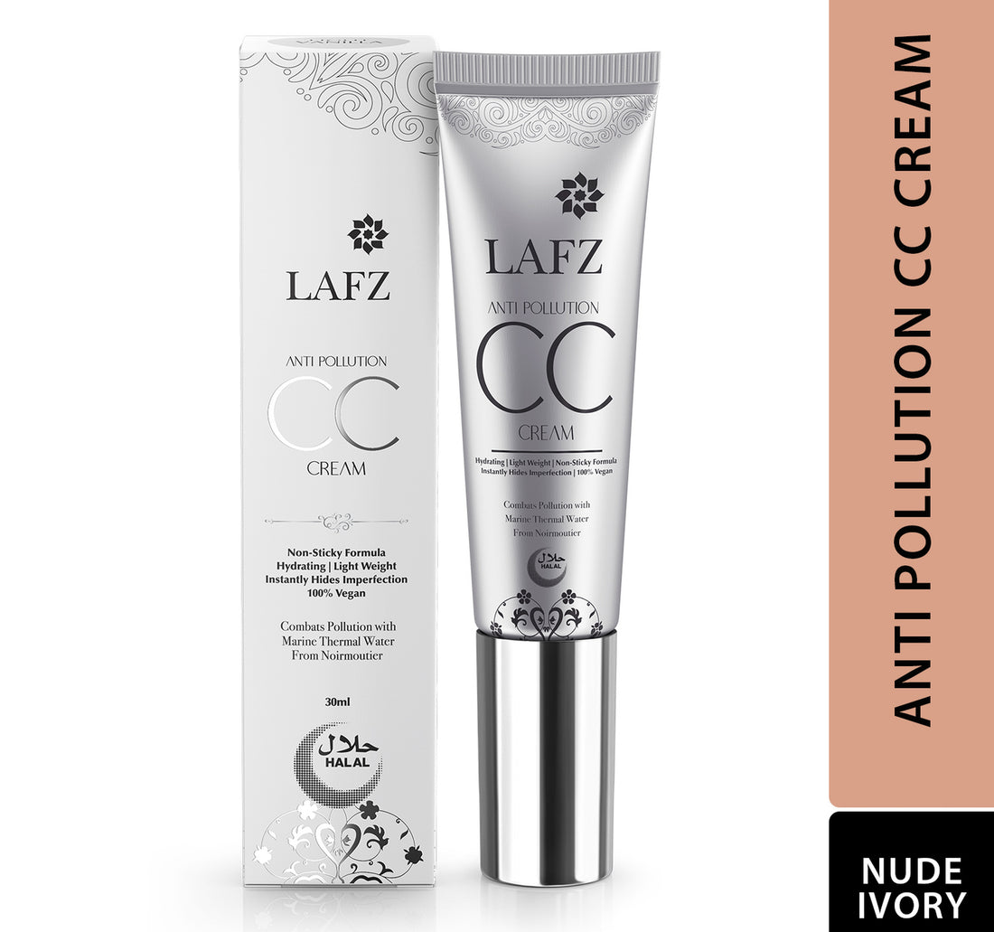 Lafz Anti Pollution CC Cream, 30 ml, Nude Ivory