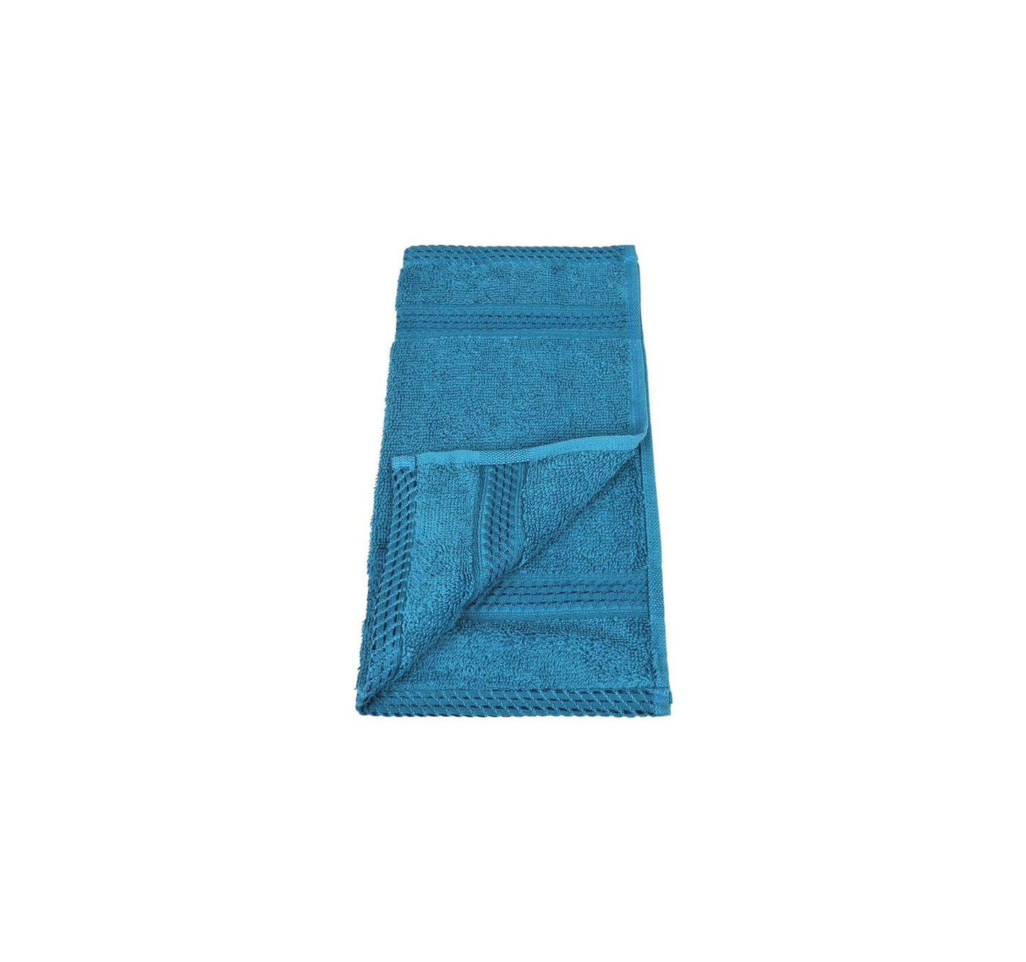 Laura Collection Face Towel, 30 x 30 cm, Turquoise