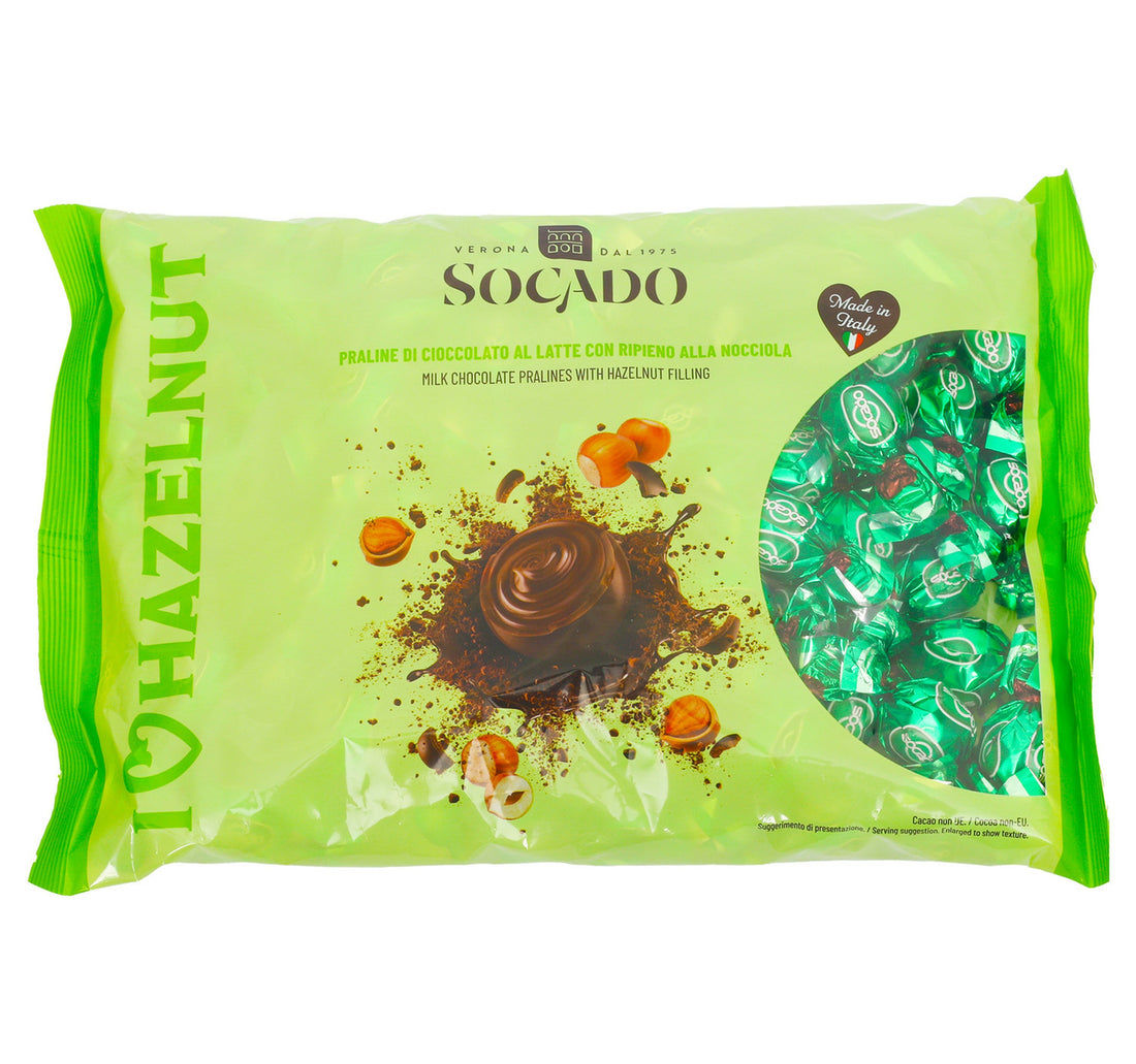 سوكادو برالين شوكولاتة الحليب مع كريمة البندق 1 كجم