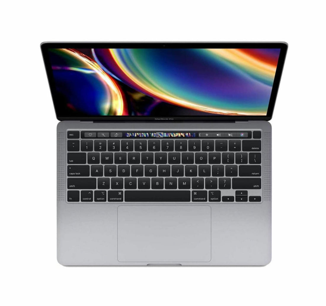 Apple MacBook Pro MXK52HN/A Touch Bar with Touch ID, Intel Core i5 Processor 8th Generation with 128MB eDRAM (Turbo Boost up to 3.9GHz), 8GB RAM, 512GB SSD, 13.3" Retina LED - Backlit Display, English Keyboard, Space Grey