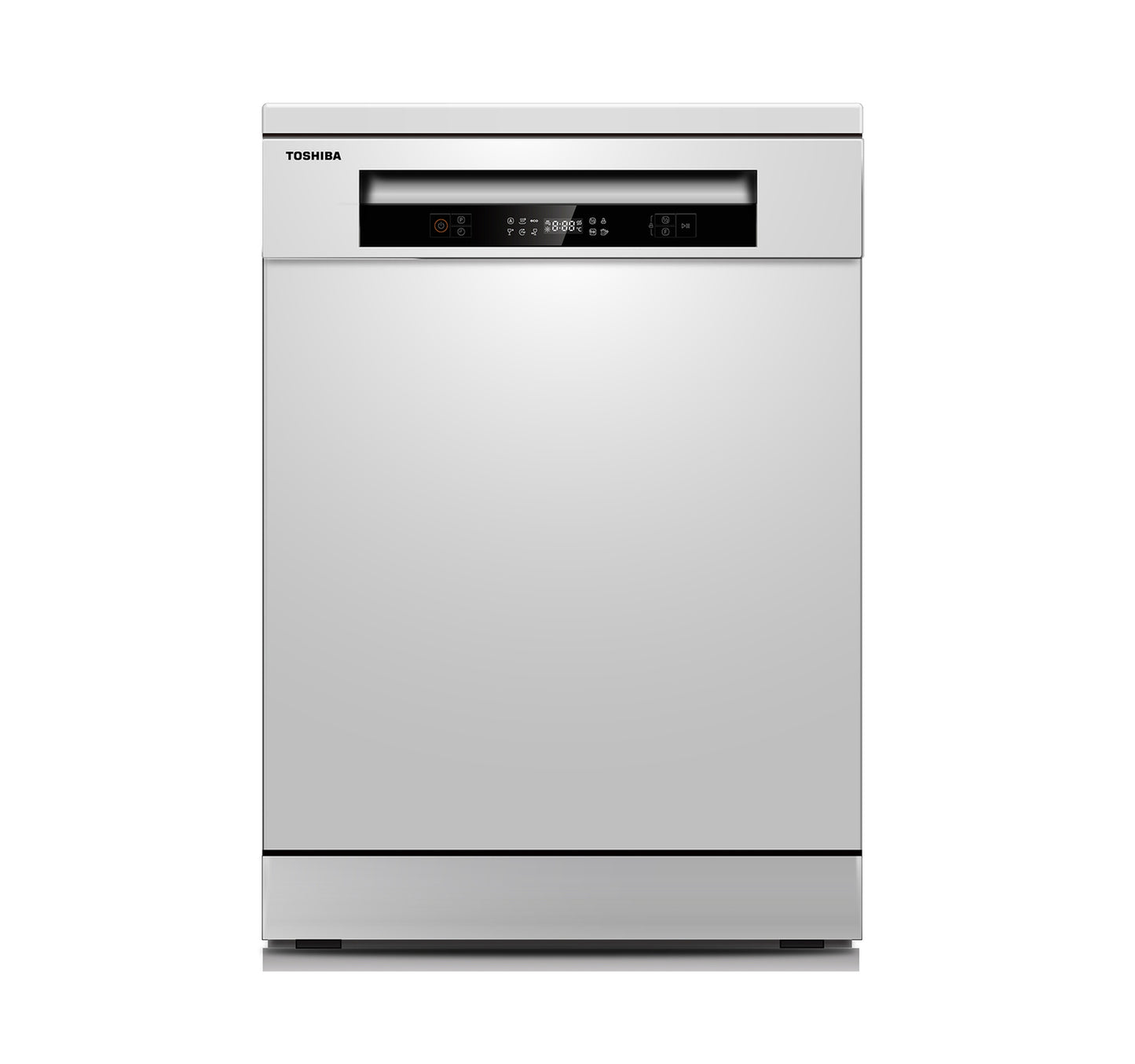 Toshiba Free Standing Dishwasher, 6 Programs, 14 Place Settings, White, DW-14F1ME(W)