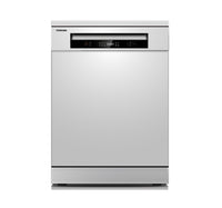 Toshiba Free Standing Dishwasher, 6 Programs, 14 Place Settings, White, DW-14F1ME(W)