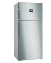 Bosch Series 6 Double Door Refrigerator, 687L, Brushed steel, KDN86HI30M