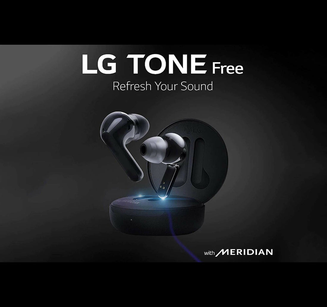LG TONE Free HBS-FN4 - True Wireless Bluetooth Earbuds Black