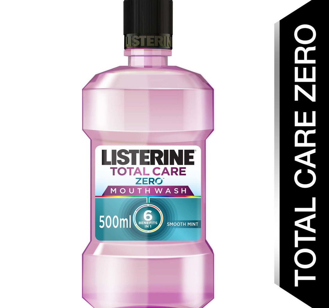 Listerine Mouthwash Total Care Zero Alcohol Smooth Mint 500 ml