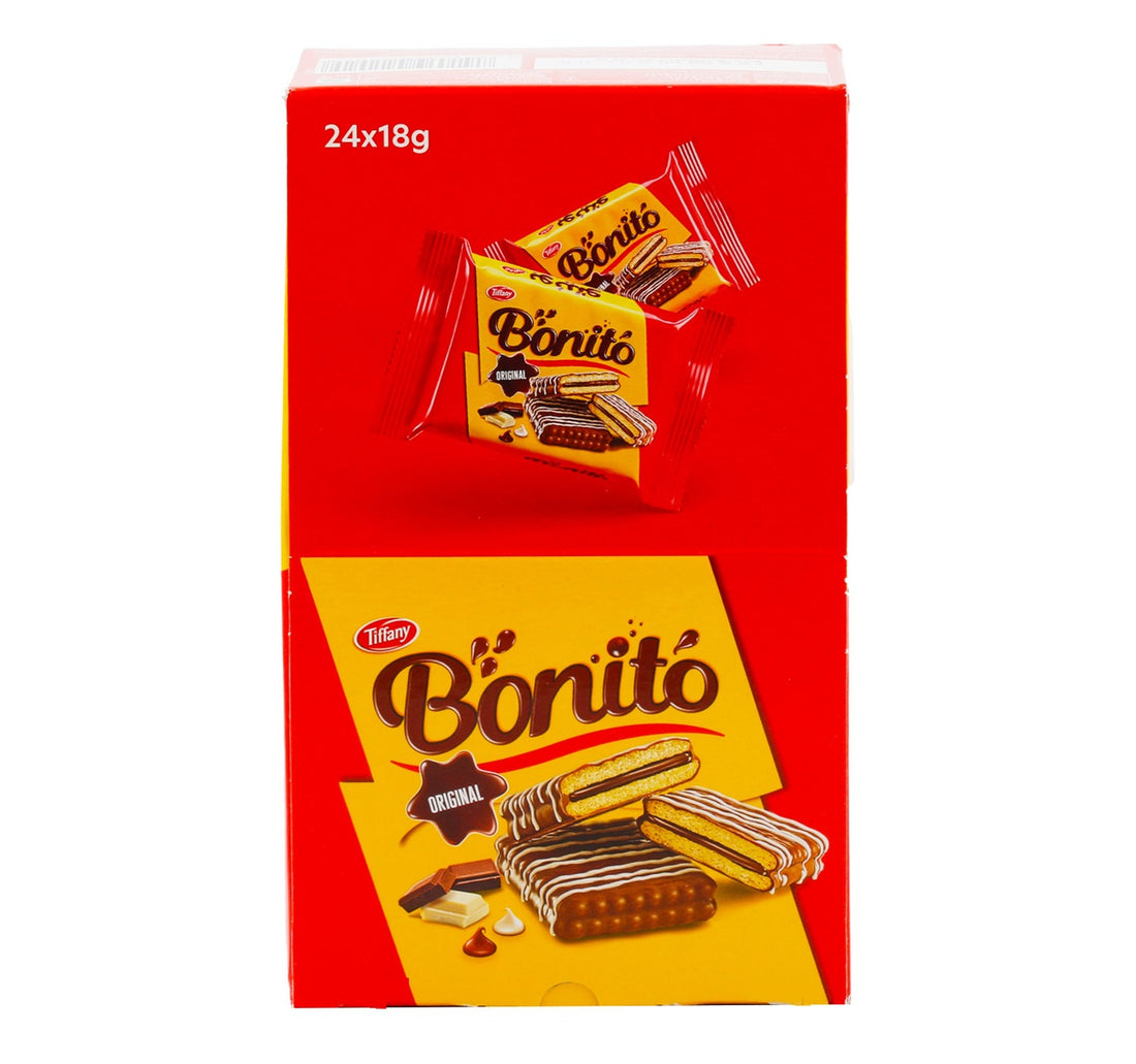 Tiffany Bonito Chocolate Coated Biscuits 24 x 18 g