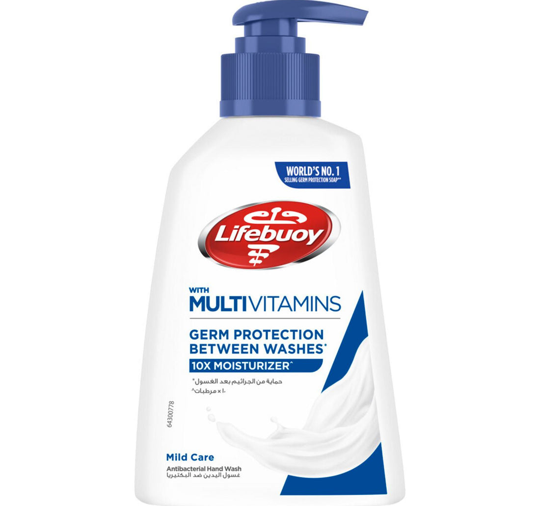 غسول اليدين المضاد للبكتيريا من لايف بوي للعناية الخفيفة 200 مل