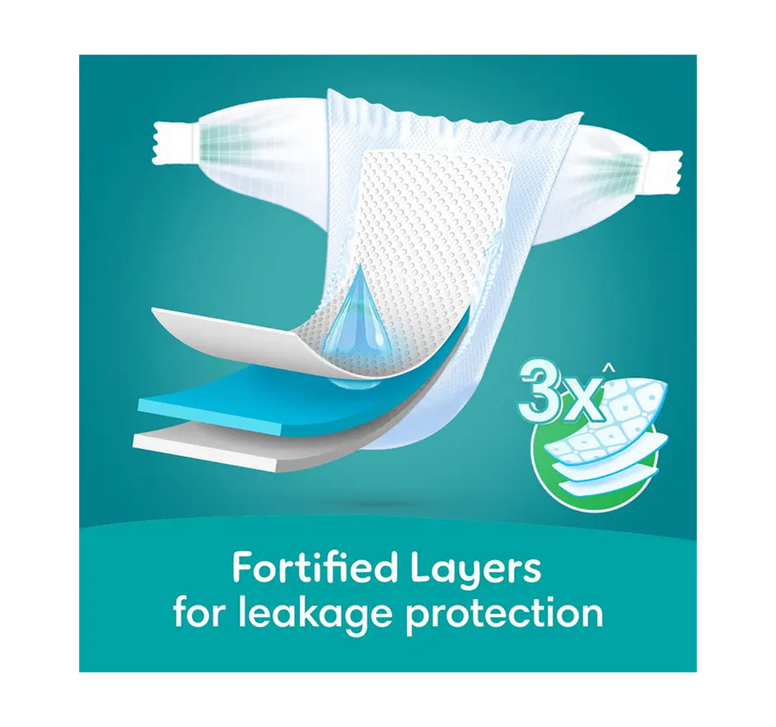 Pampers Diaper Rash Protection Aloe Vera Lotion, Size 4, 9-14 kg, 120 pcs