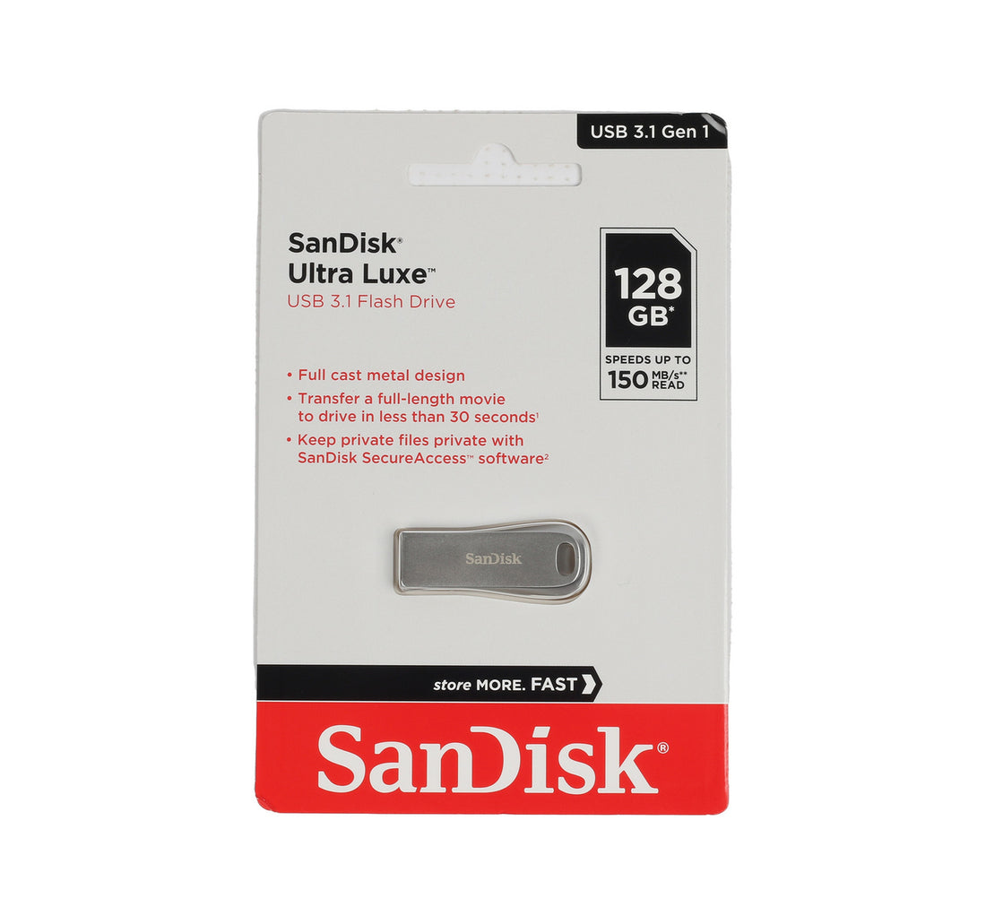 محرك أقراص فلاش USB 3.1 من Sandisk Luxe، سعة 128 جيجابايت، SDCZ74