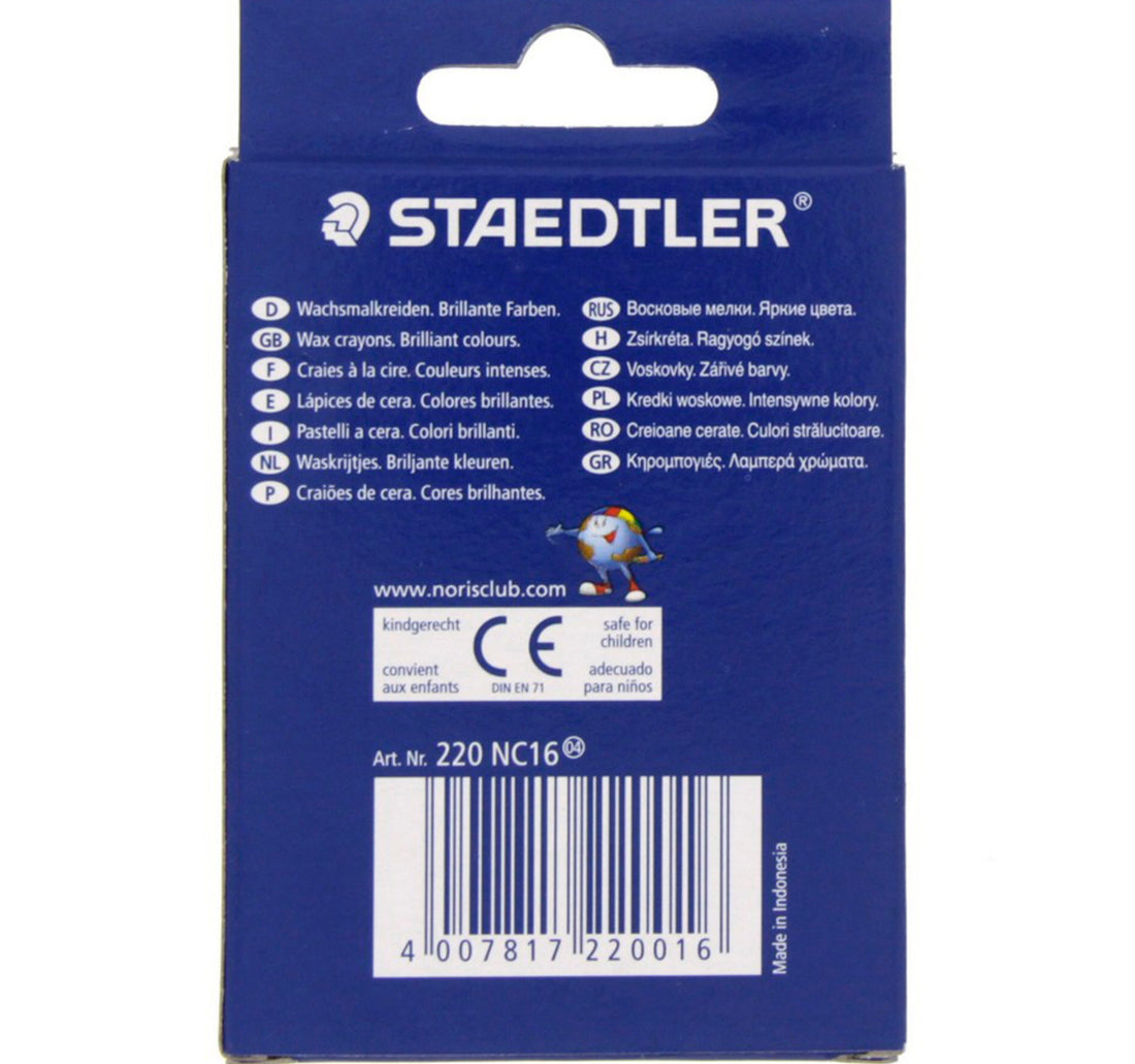 Staedtler Noris Club Wax Crayons 220NC16 16 Piece