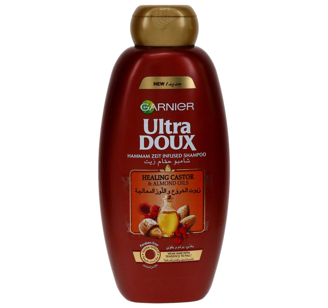 Garnier Shampoo Ultra Doux Healing Castor & Almond Oils 600 ml