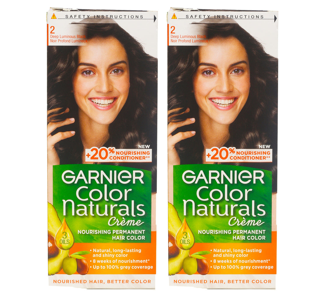 Garnier Color Naturals Deep Luminous Black 2 Value Pack 2 pkt