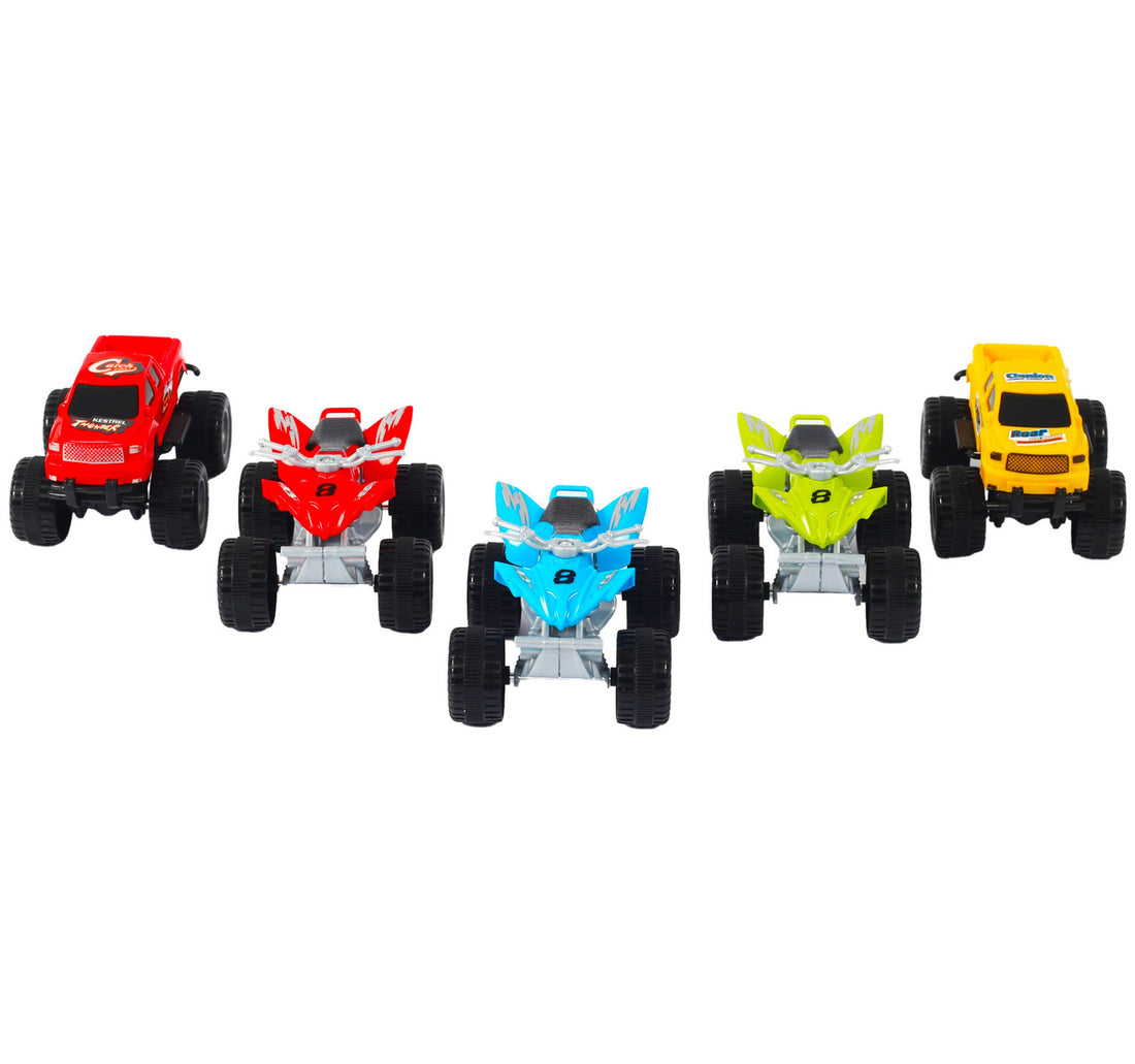 Skid Fusion Free Wheel Mini Car 5pcs M13