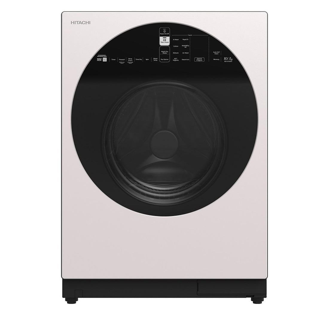 Hitachi Front Load Washing Machine BD-100GV3CG-X Wh 10Kg