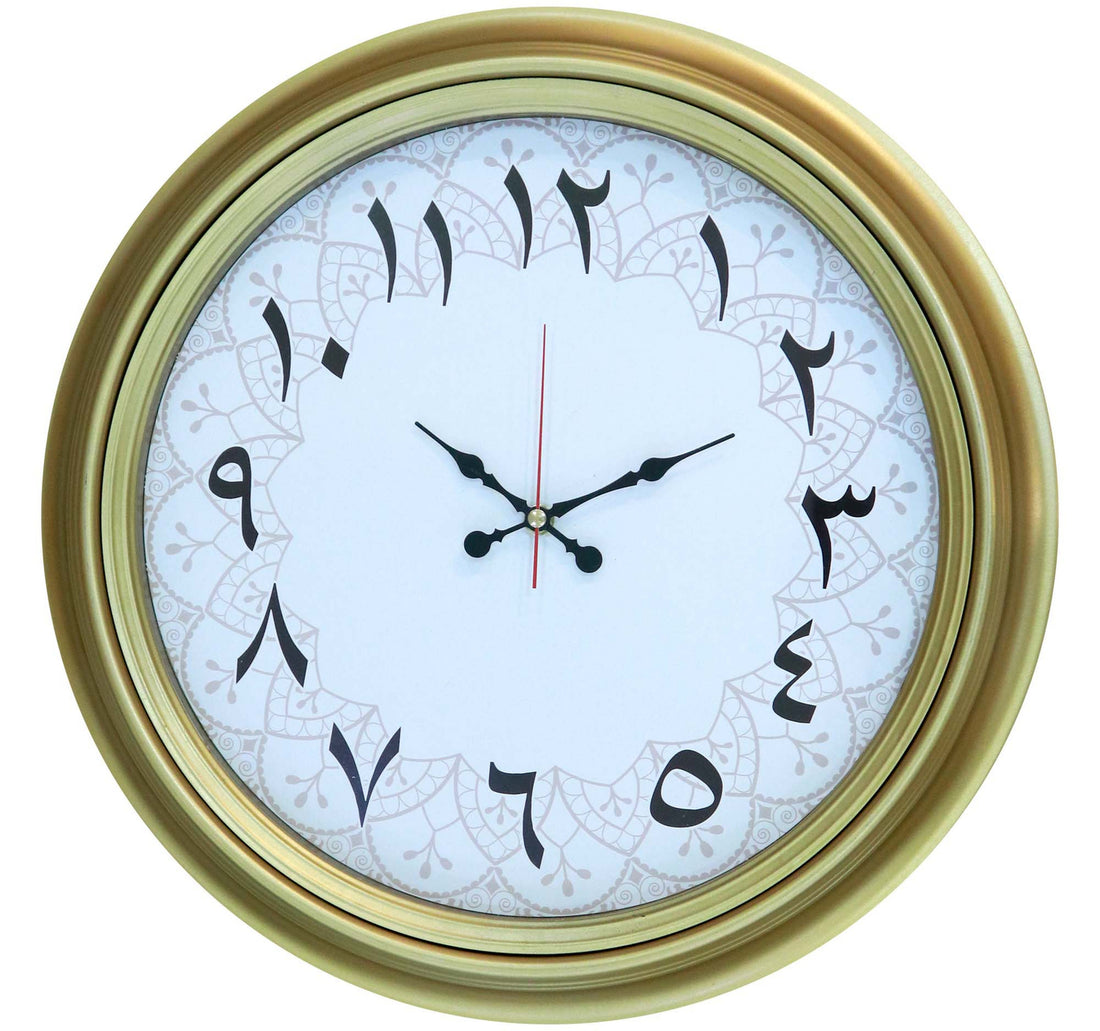 Maple Leaf Home Tr Wall Clock Arabic Numbers, 50 cm, 148