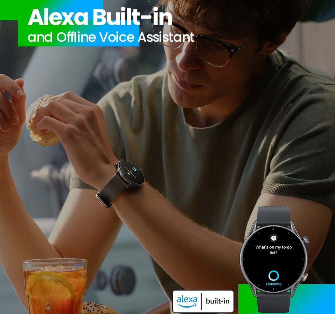 Amazfit GPS GTR 3 Smartwatch, 1.39" AMOLED Display, Moonlight Grey, A1971-GTR3