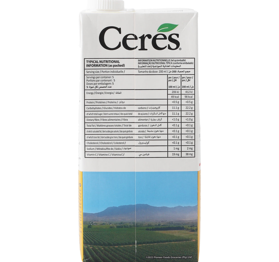 Ceres Nectar Mango Orange Twist 1 Litre
