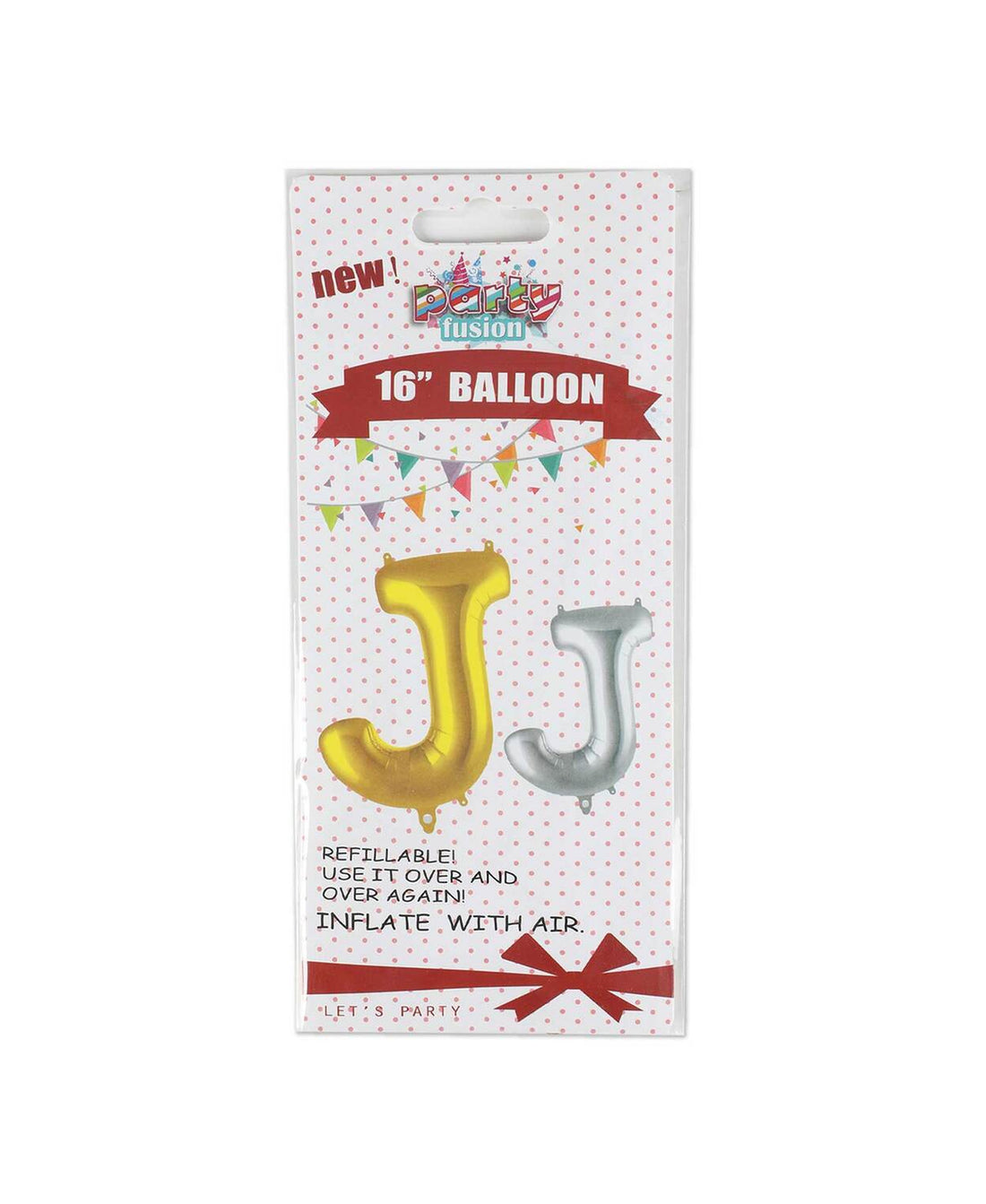 Party Fusion Foil Balloon-J HK19L-19 16in