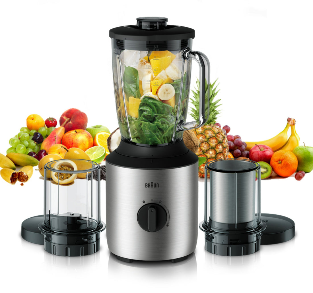 Braun Glass Blender, 800W, Metal, JB3273M