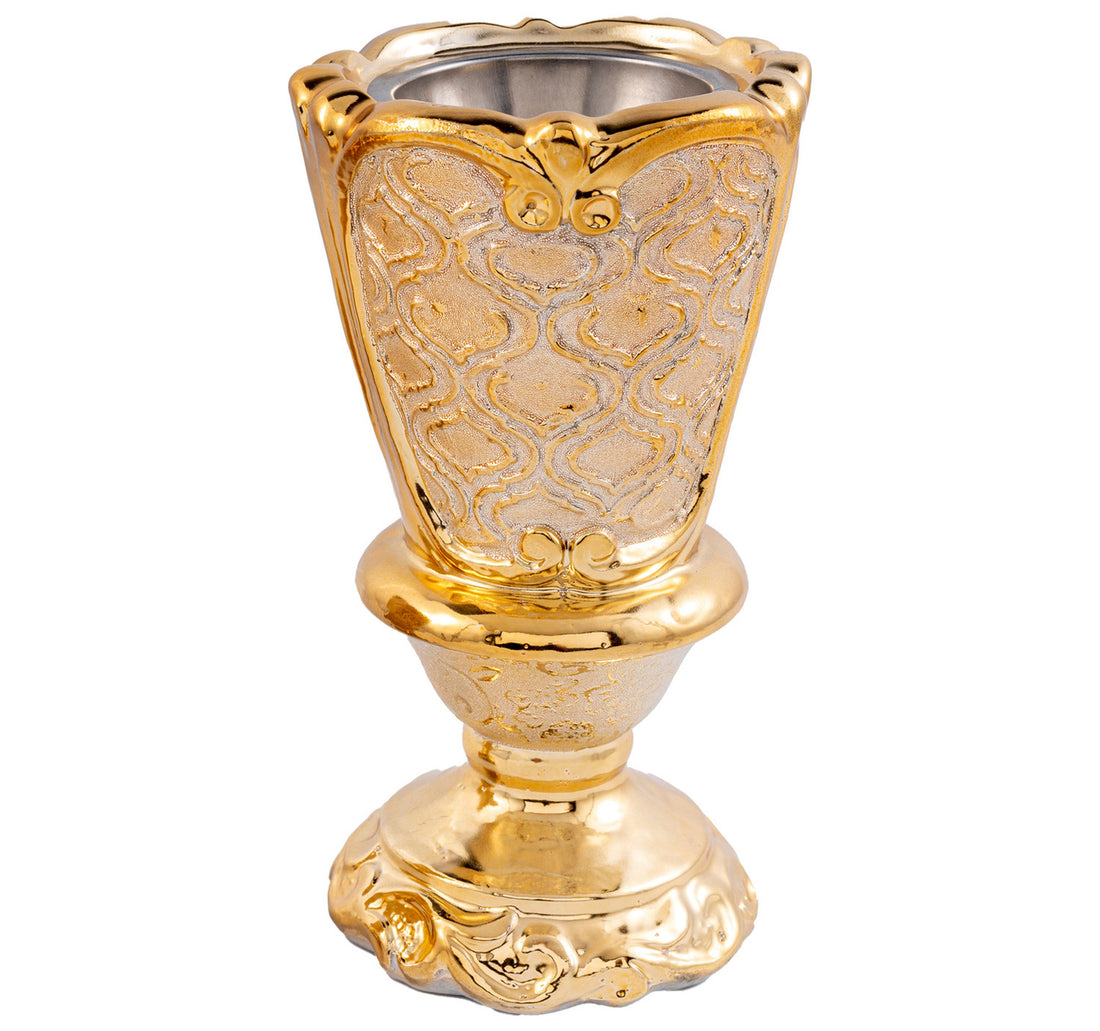 Maple Leaf Oud, Bakhoor Ceramic Incense Charcoal Burner 19.3cm Gold