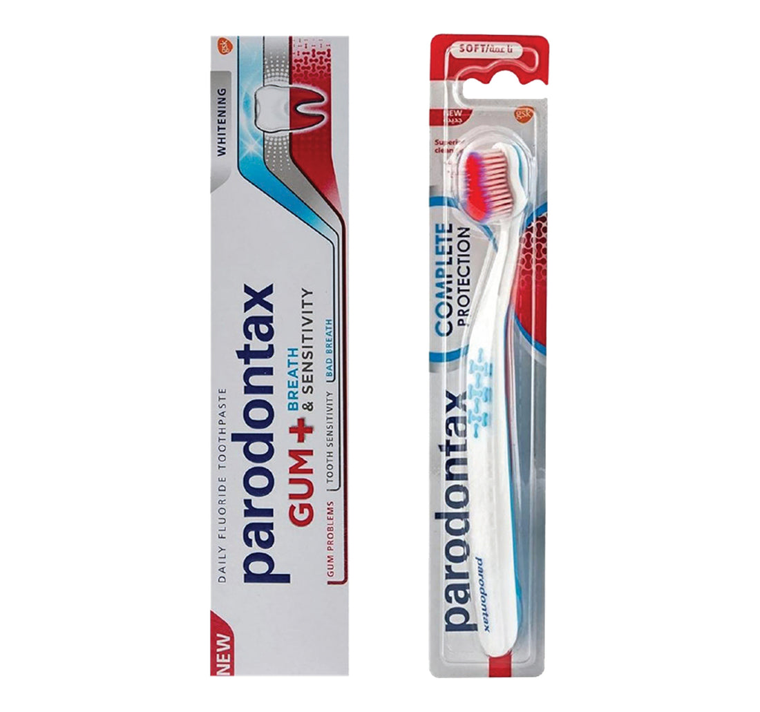 Parodontax Gum + Breath Sensitivity Whitening Toothpaste 75 ml + Toothbrush