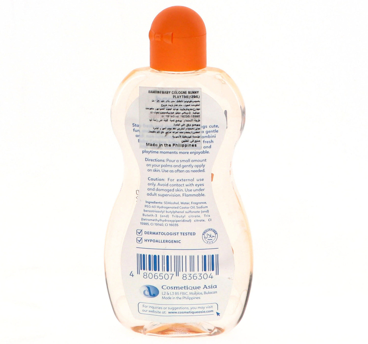 Bambini Sunny Playtime Baby Cologne 125 ml