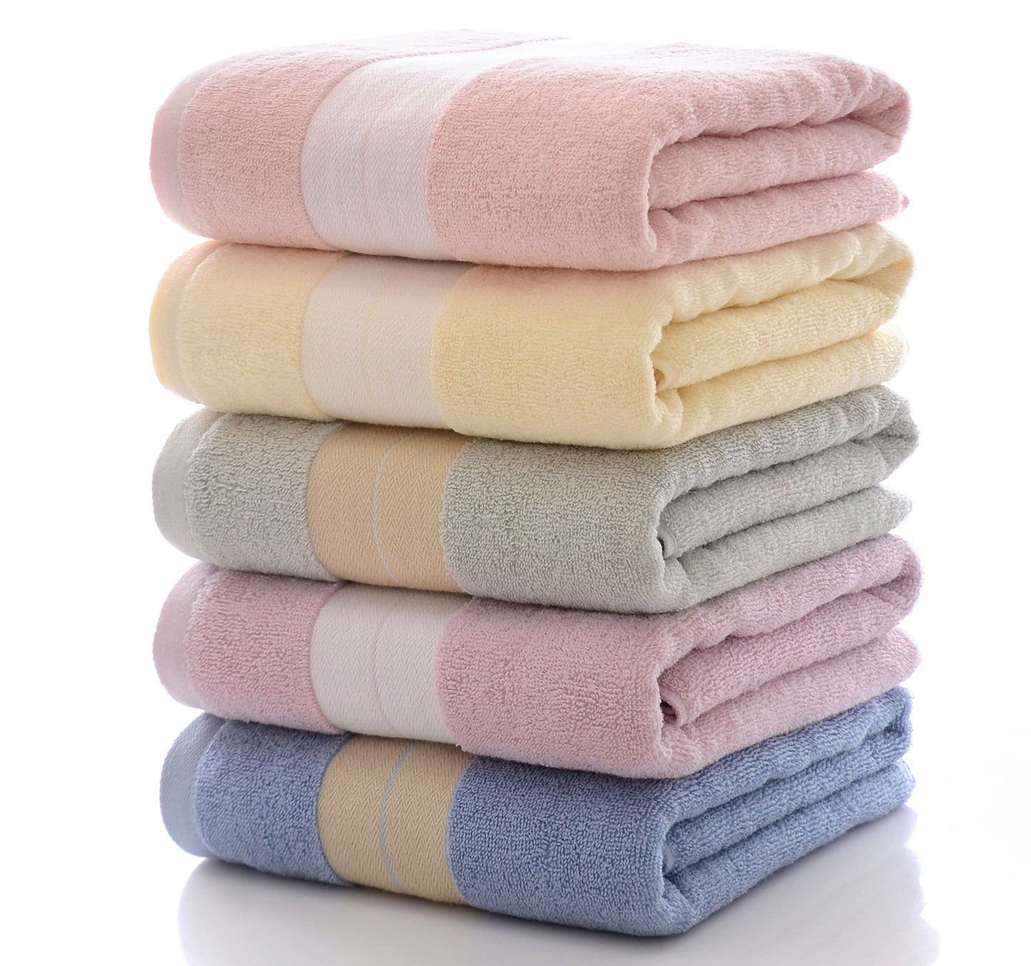 Maple Leaf Home Cotton Bath Towel, 1 pc, 70 x 140 cm, Assorted